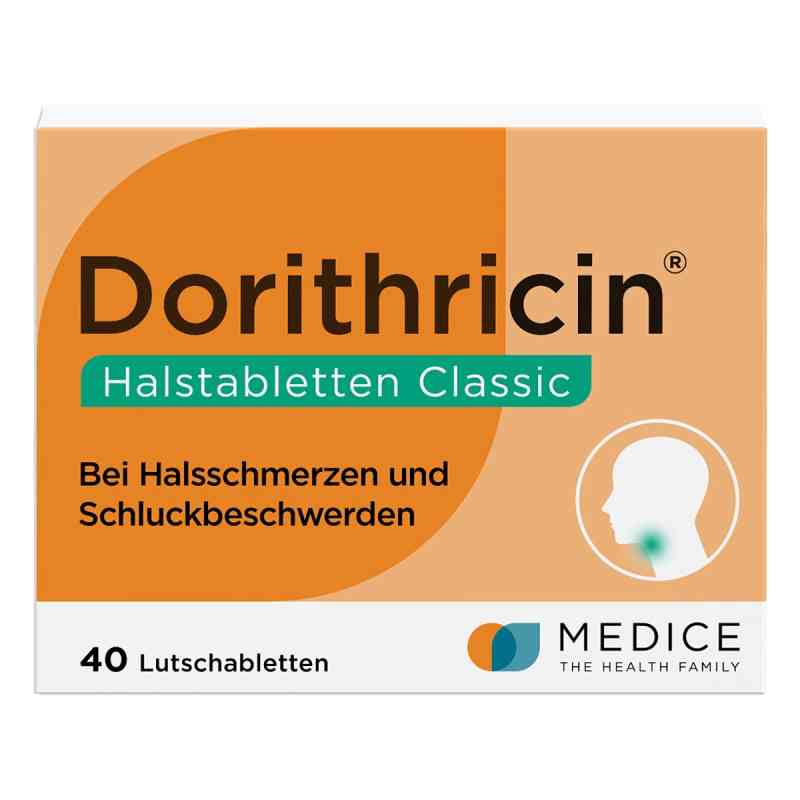 Dorithricin Classic Lutschtabletten bei Halsschmerzen  40 stk von MEDICE Arzneimittel Pütter GmbH&Co.KG PZN 07727946