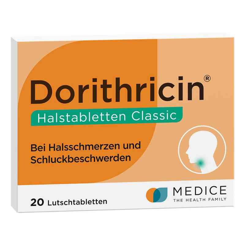 Dorithricin Halstabletten Classic  20 stk von MEDICE Arzneimittel Pütter GmbH& PZN 07727923
