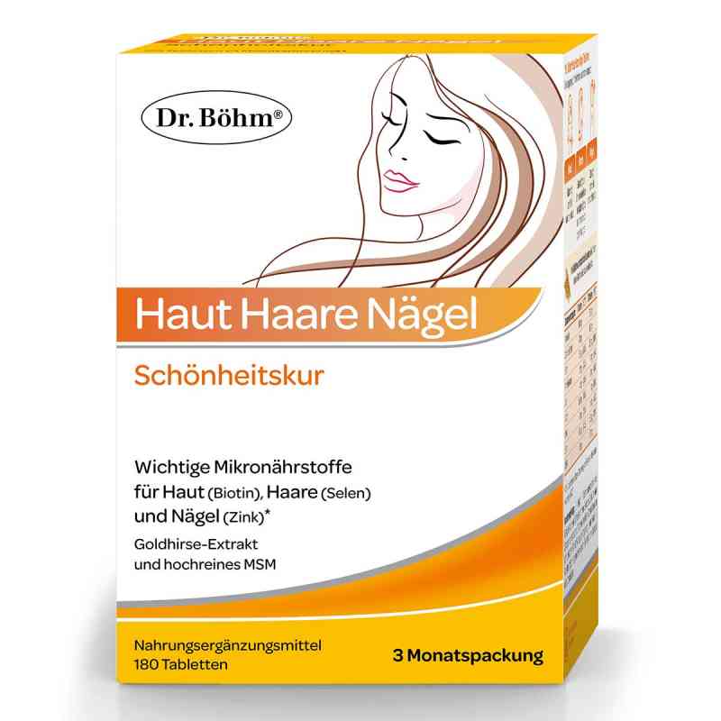 Dr. Böhm Haut Haare Nägel Schönheitskur Tabletten 180 stk von Apomedica Pharmazeutische Produkte GmbH PZN 19485477