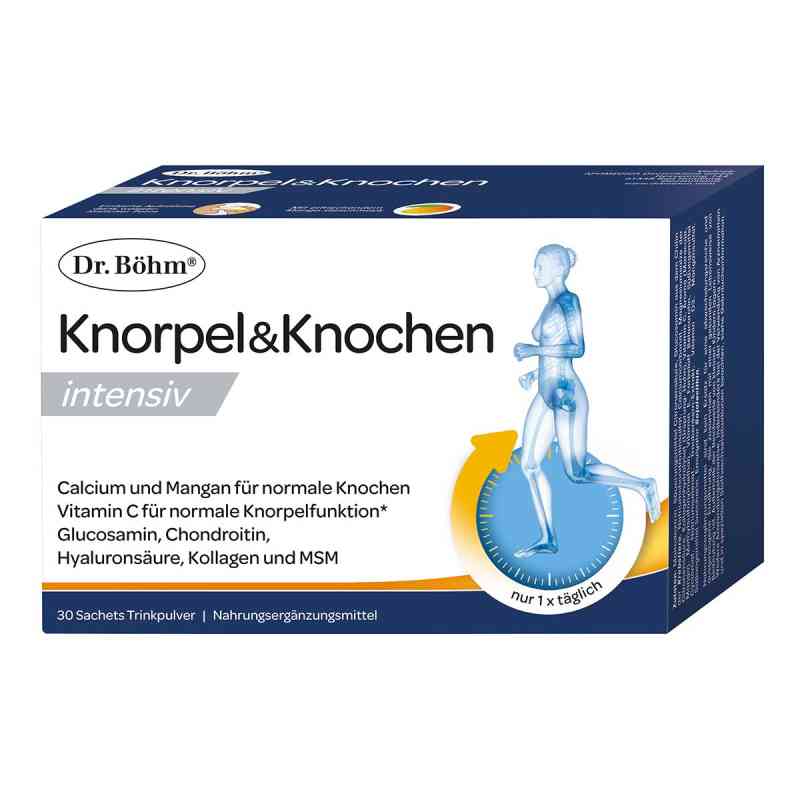 Dr. Böhm Knorpel & Knochen Intensiv Trinkpulver 30X5.7 g von Apomedica Pharmazeutische Produkte GmbH PZN 19266918