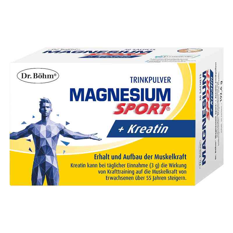 Dr. Böhm Magnesium Sport + Kreatin Granulat 30 stk von Apomedica Pharmazeutische Produkte GmbH PZN 20415298