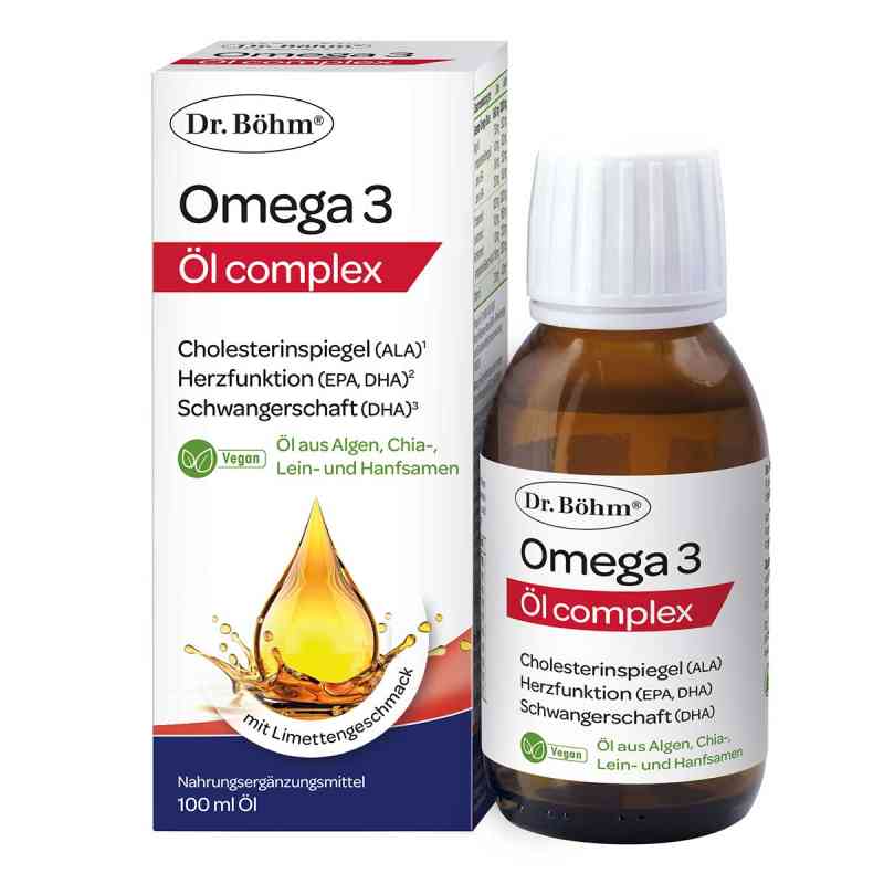 Dr. Böhm Omega-3 Öl Complex 100 ml von Apomedica Pharmazeutische Produkte GmbH PZN 19859759