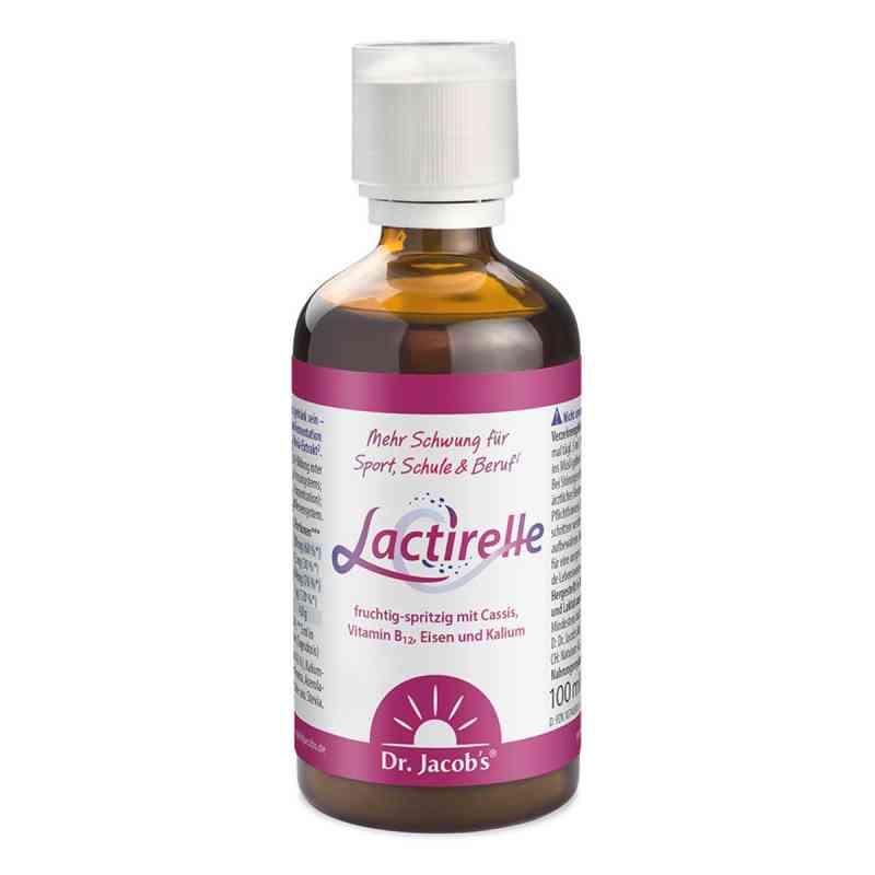Dr. Jacob's Lactirelle Milchsäure-Cassis-Konzentrat Eisen 100 ml von Dr. Jacob's Medical GmbH PZN 10740301