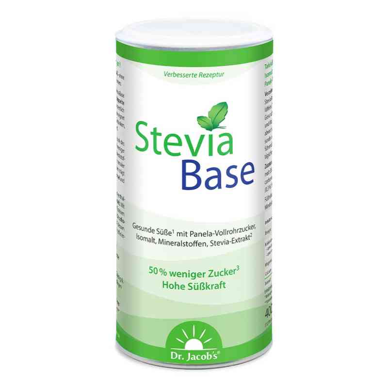 Dr. Jacob's SteviaBase Panela-Vollrohrzucker Isomalt Stevia 400 g von Dr. Jacob's Medical GmbH PZN 00678311