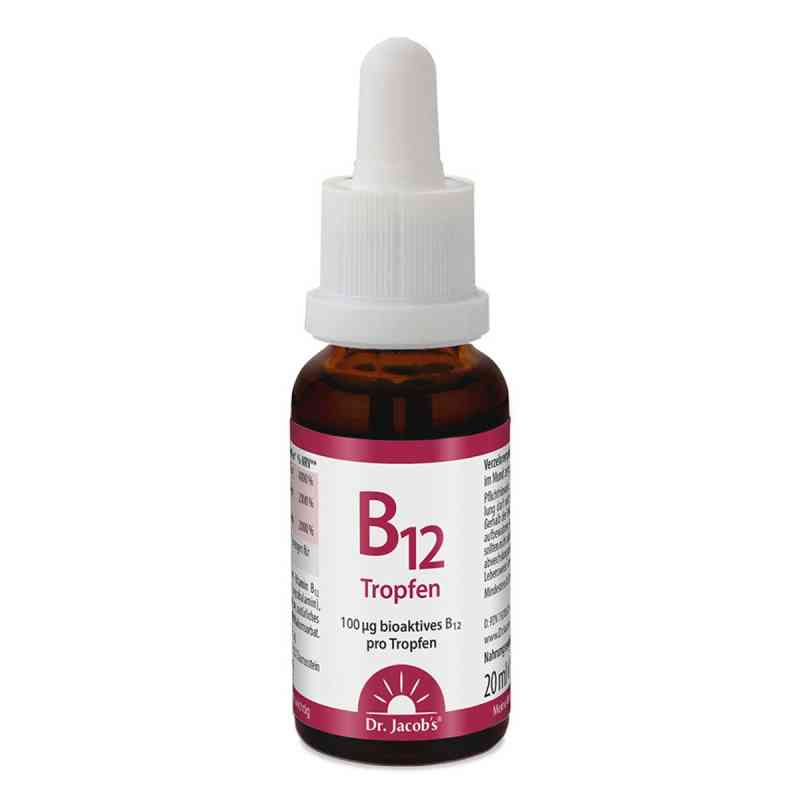 Dr. Jacob's Vitamin B12 Tropfen 100 mcg Methylcobalamin vegan  20 ml von Dr. Jacob's Medical GmbH PZN 19208536