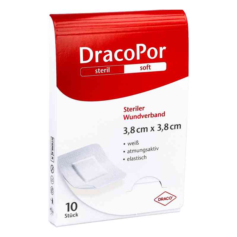 Dracopor Wundverband 3,8x3,8 cm steril 10 stk von Dr. Ausbüttel GmbH & Co. KG PZN 10713787