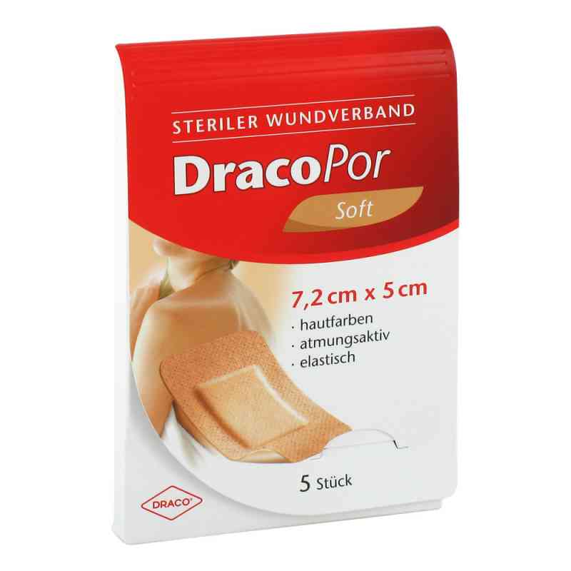 Dracopor Wundverband 5x7,2 cm steril hautfarben 5 stk von Dr. Ausbüttel GmbH & Co. KG PZN 02577703