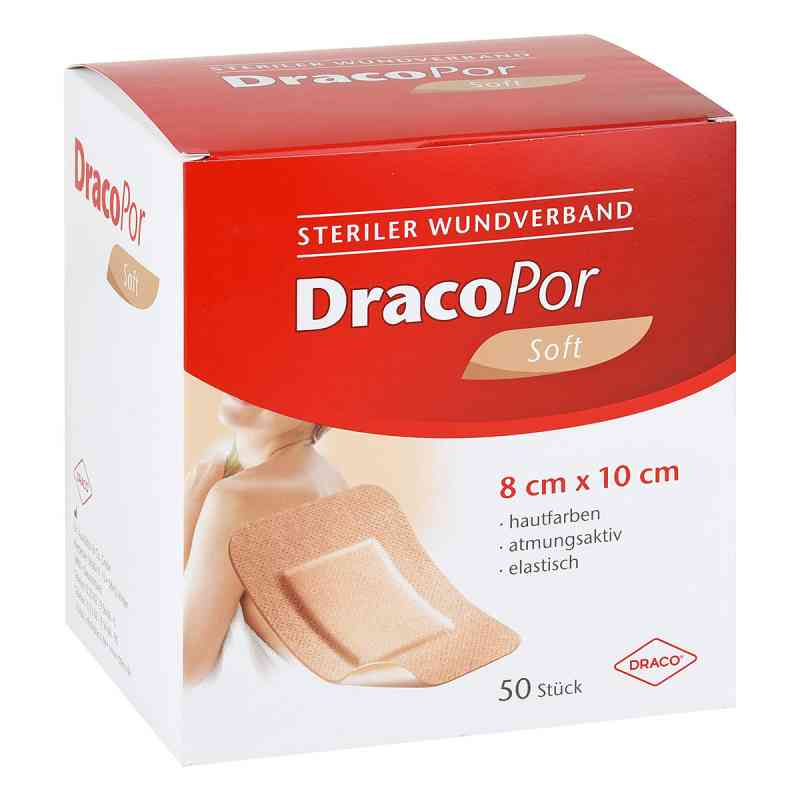 Dracopor Wundverband 8x10 cm steril hautfarben 50 stk von Dr. Ausbüttel GmbH & Co. KG PZN 12749163