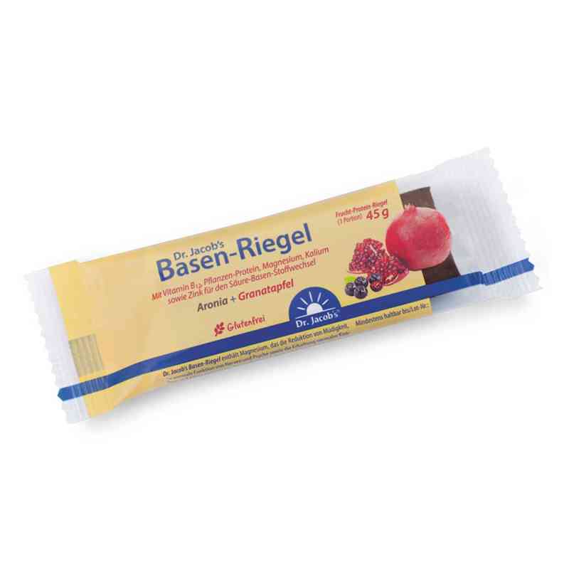 Dr.Jacob's Basen-Riegel Granatapfel Frucht Protein B12 vegan 45 g von Dr. Jacob's Medical GmbH PZN 13880511
