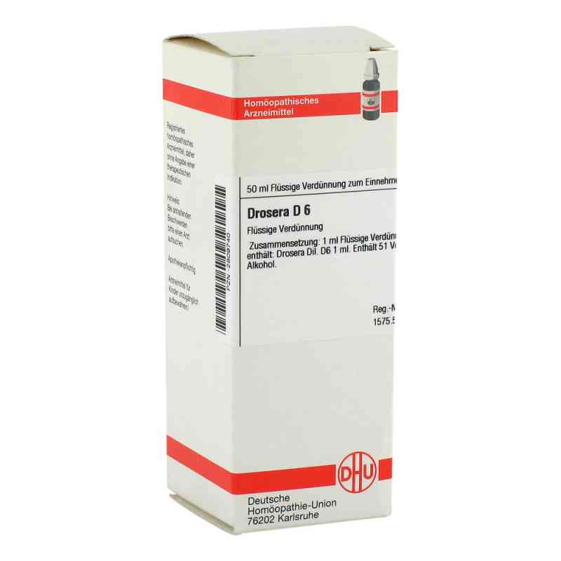 Drosera D6 Dilution 50 ml von DHU-Arzneimittel GmbH & Co. KG PZN 02809740