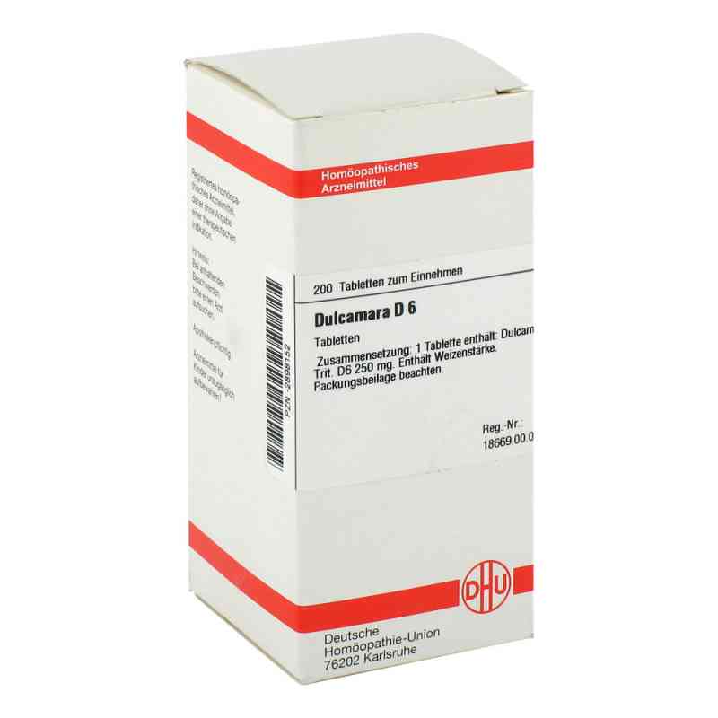 Dulcamara D6 Tabletten 200 stk von DHU-Arzneimittel GmbH & Co. KG PZN 02898152