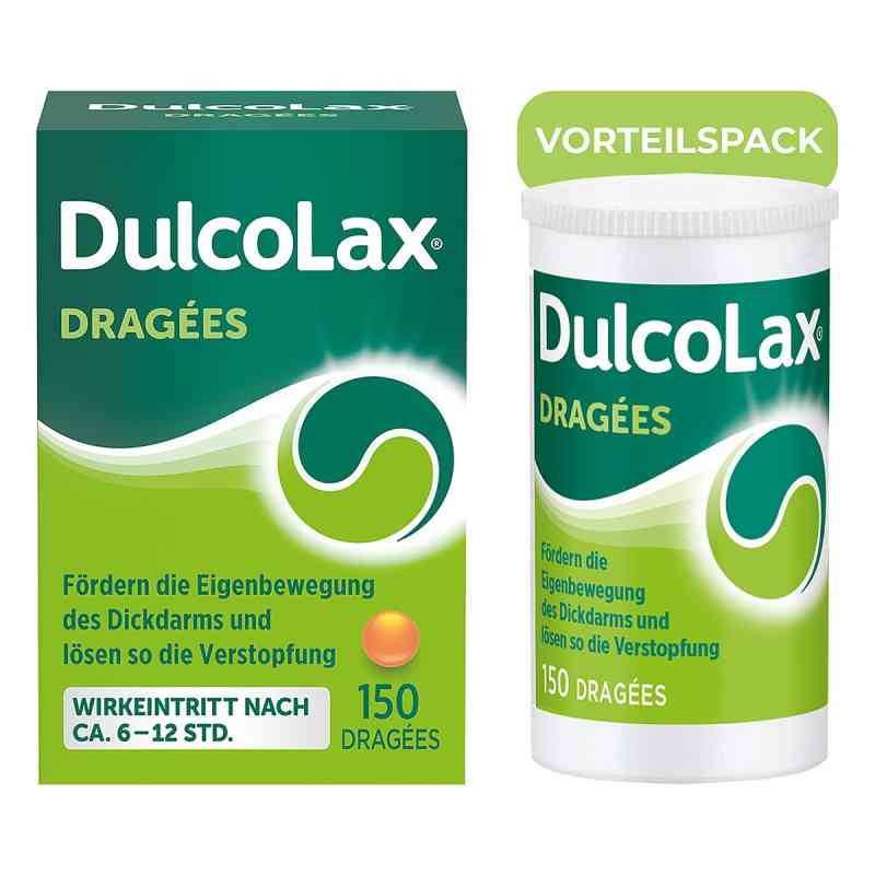 Dulcolax Dragees - Abführmittel bei Verstopfung mit Bisacodyl 150 stk von A. Nattermann & Cie GmbH PZN 19820154