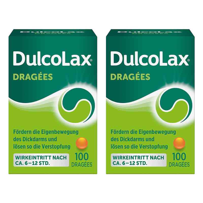 Dulcolax Dragees - Abführmittel bei Verstopfung mit Bisacodyl 2x100 stk von A. Nattermann & Cie GmbH PZN 08102595