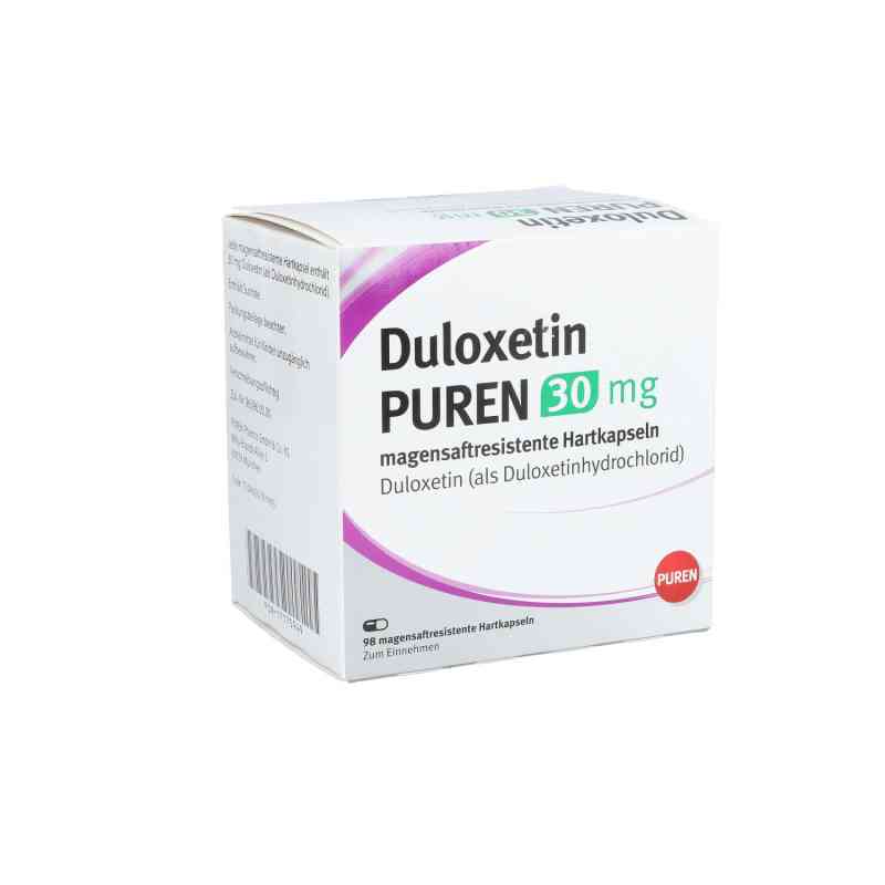 Duloxetin Puren 30 mg magensaftresist.Hartkapseln 98 stk von PUREN Pharma GmbH & Co. KG PZN 11175949