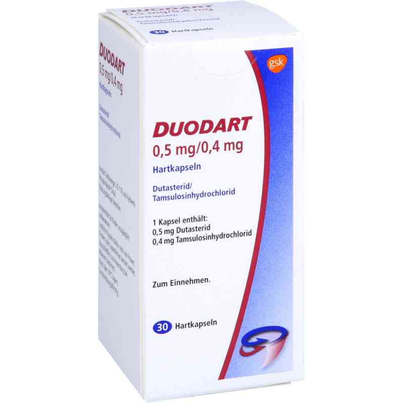 Duodart 0,5 mg/0,4 mg Hartkapseln 30 stk von Recordati Pharma GmbH PZN 01882640