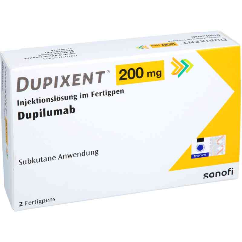 Dupixent 200 mg iniecto -lsg.im Fertigpen 2 stk von Sanofi-Aventis Deutschland GmbH PZN 14350152