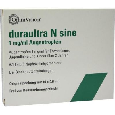 Duraultra N Sine Augentropfen 10X0.6 ml von OmniVision GmbH PZN 07788681