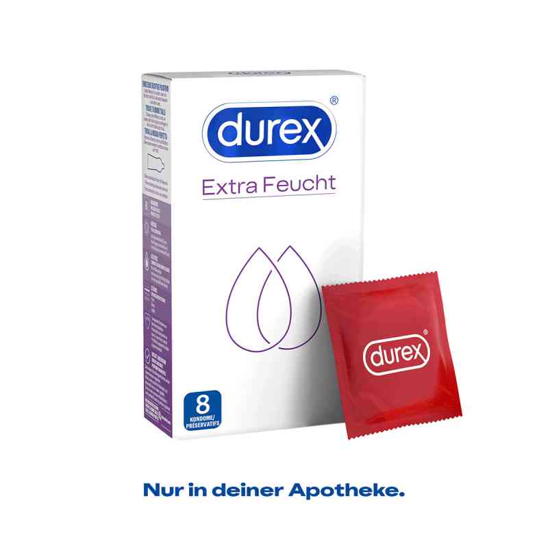Durex extra feucht Kondome 8 stk von Reckitt Benckiser Deutschland GmbH PZN 16352818