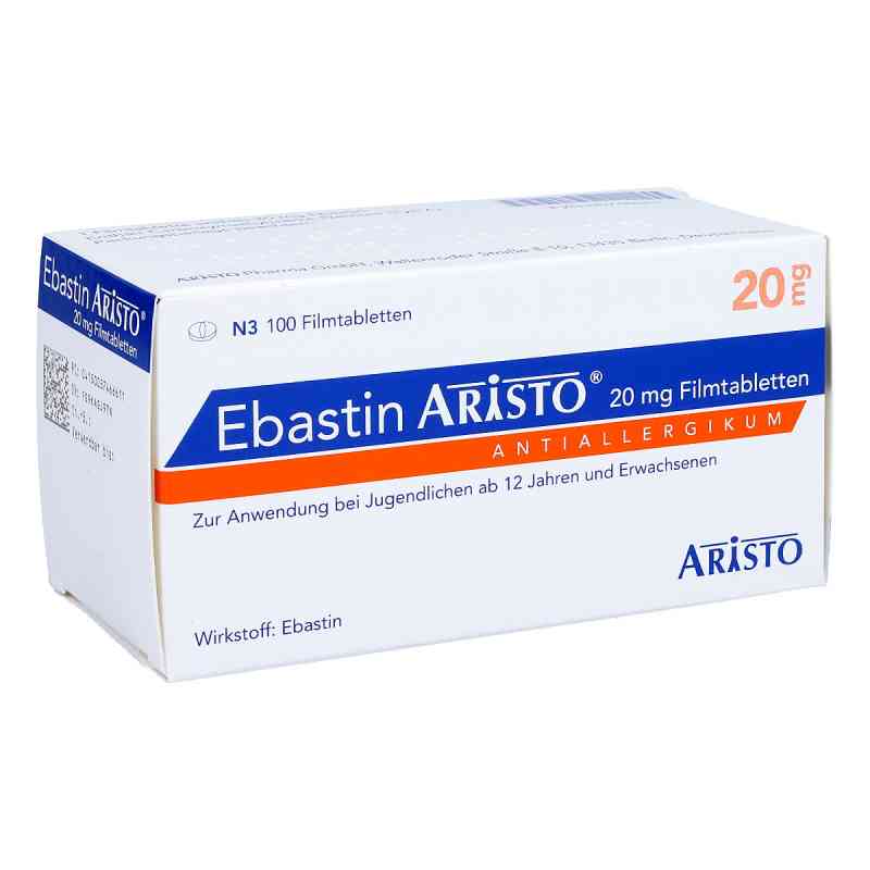 Ebastin Aristo 20mg 100 stk von Aristo Pharma GmbH PZN 05746661