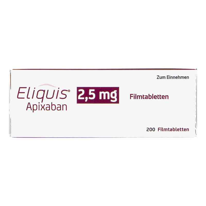 Eliquis 2,5 Mg Filmtabletten 200 stk von European Pharma B.V. PZN 19415488