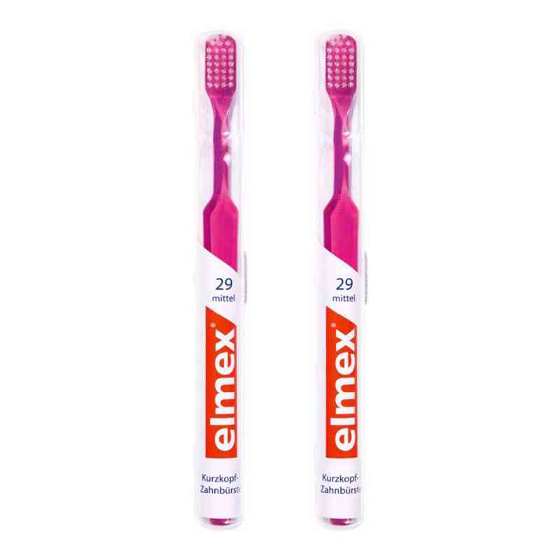elmex Reise Zahnbürste mit praktischer Schutzbox 2 stk von CP GABA GmbH PZN 08102006