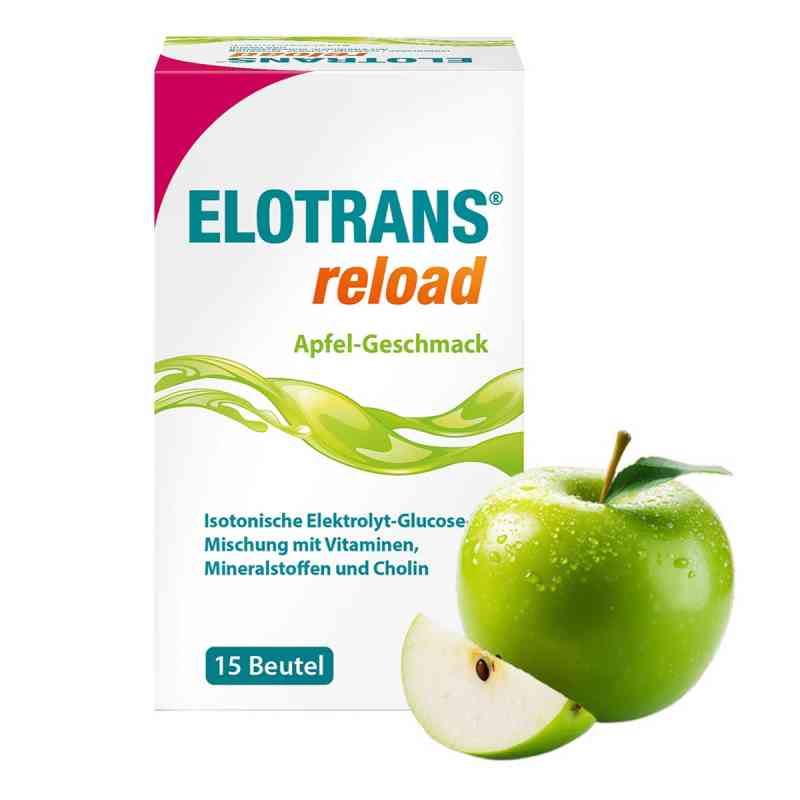 Elotrans Reload Elektrolyt-Pulver Apfel Beutel  15X7.45 g von STADA Consumer Health Deutschland GmbH PZN 19268573