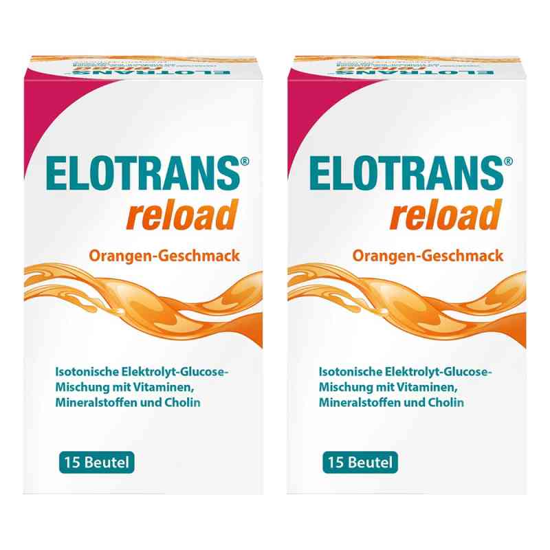 Elotrans Reload Elektrolyt-Pulver mit Vitaminen 2x15x7.57 g von STADA Consumer Health Deutschland GmbH PZN 08102336