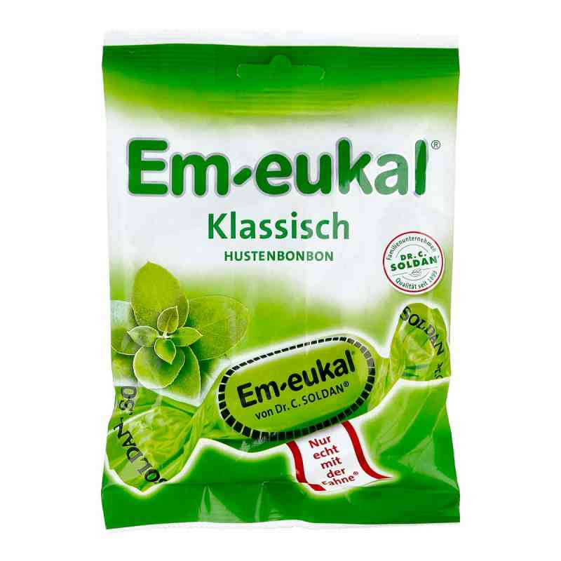 Em Eukal Bonbons klassisch zuckerhaltig 75 g von Dr. C. SOLDAN GmbH PZN 03166899