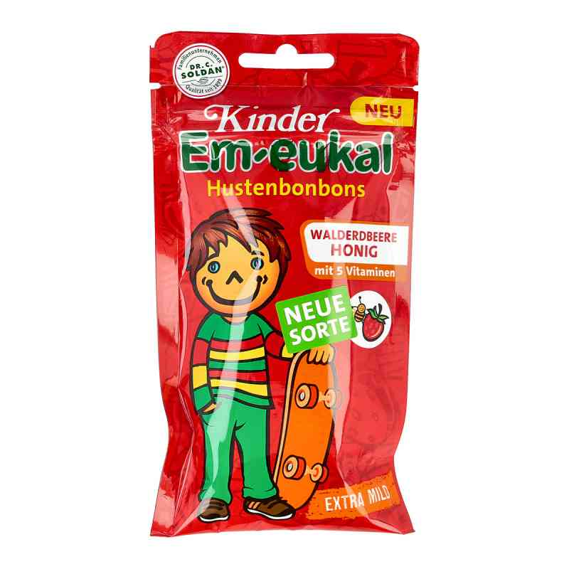 Em Eukal Kinder Bonbons Walderdbeere-honig zh. 75 g von Dr. C. SOLDAN GmbH PZN 11112618
