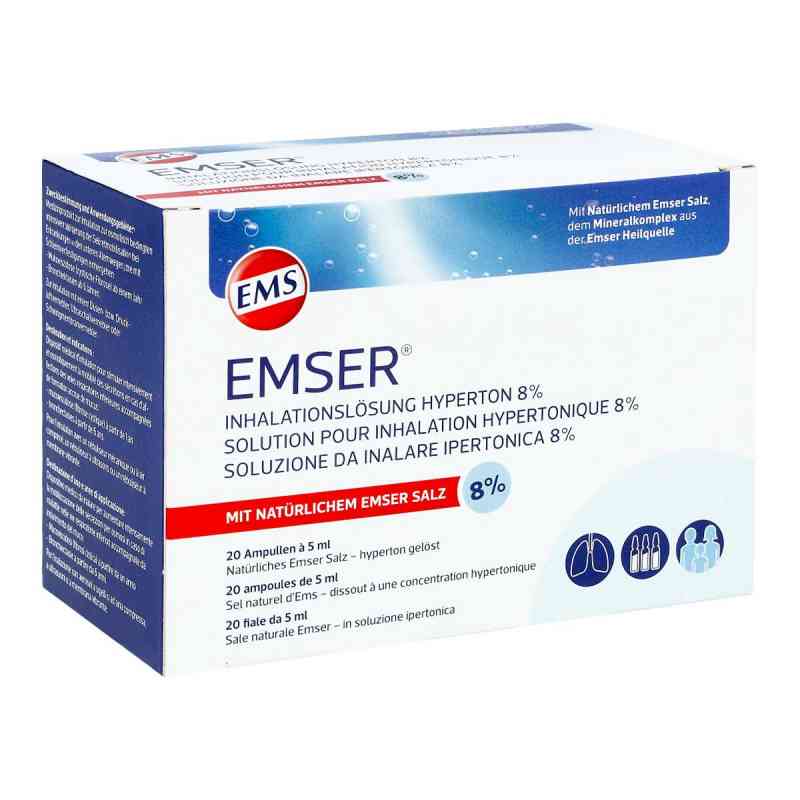 Emser Inhalationslösung Hyperton 8% 20X5 ml von Uriach Germany GmbH PZN 16851792