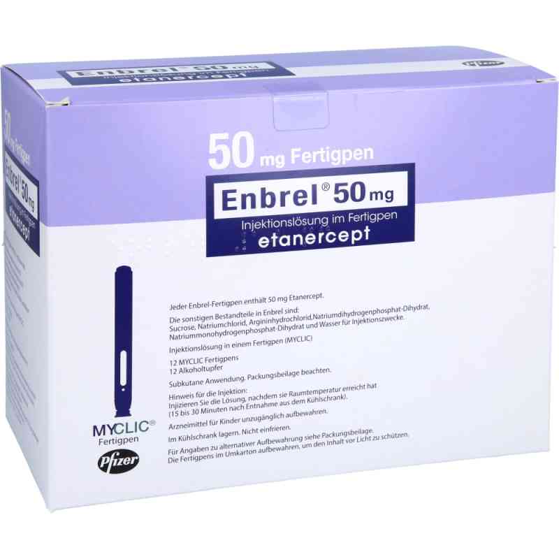 Enbrel 50 mg Myclic Injektionslösung i.e.Fertigpen 12 stk von Orifarm GmbH PZN 06497668