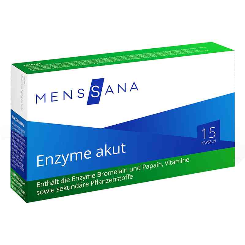 Enzyme akut MensSana Kapseln 15 stk von MensSana AG PZN 09888754