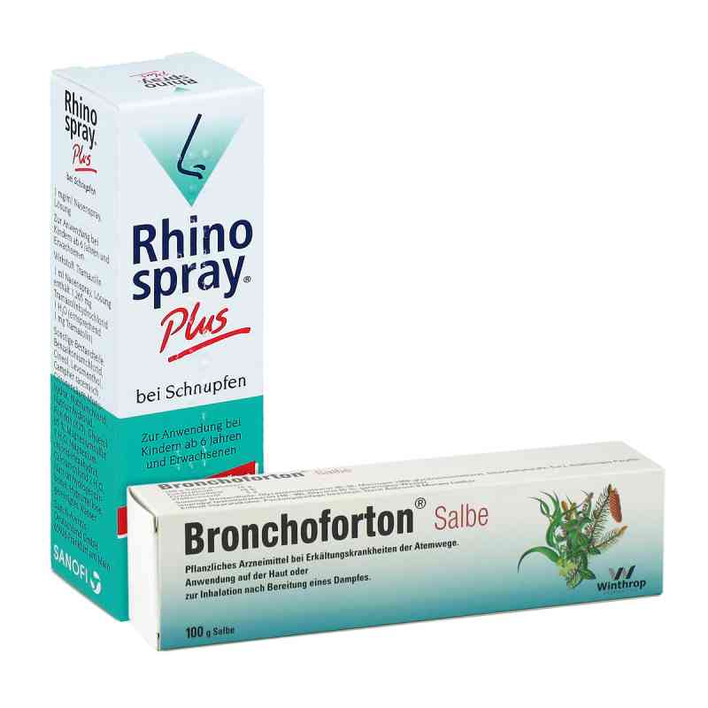 Erkältungsset Bronchoforton +Rhinospray 2 stk von  PZN 08101011