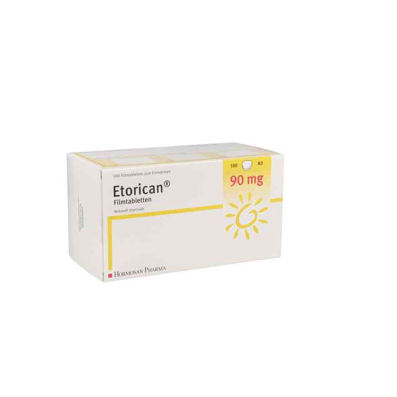 Etorican 90 mg Filmtabletten 100 stk von HORMOSAN Pharma GmbH PZN 12652481