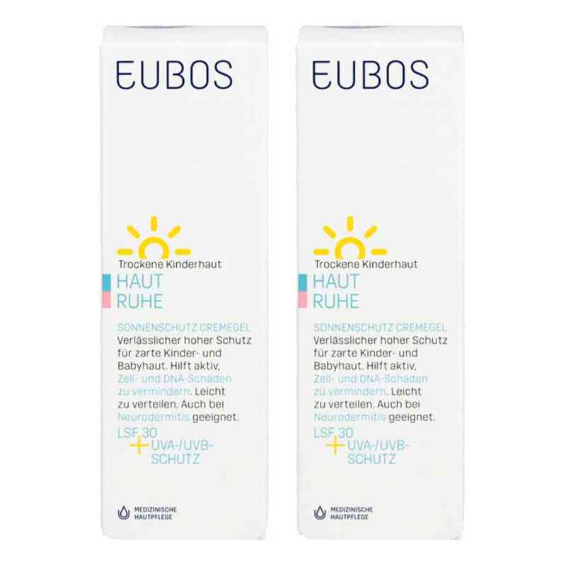 Eubos Kinder Haut Ruhe Sonnenschutz Cremegel 2x50 ml von Dr. Hobein (Nachf.) GmbH PZN 08103051