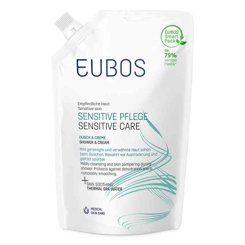 Eubos Sensitive Dusch & Creme Nachfüllbtl. 400 ml von Dr. Hobein (Nachf.) GmbH PZN 06608553