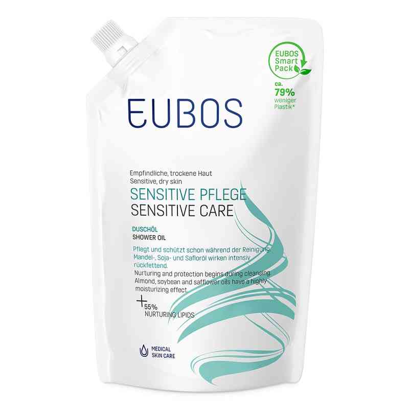 Eubos Sensitive Dusch öl F Nachfüllbeutel 400 ml von Dr. Hobein (Nachf.) GmbH PZN 08652765