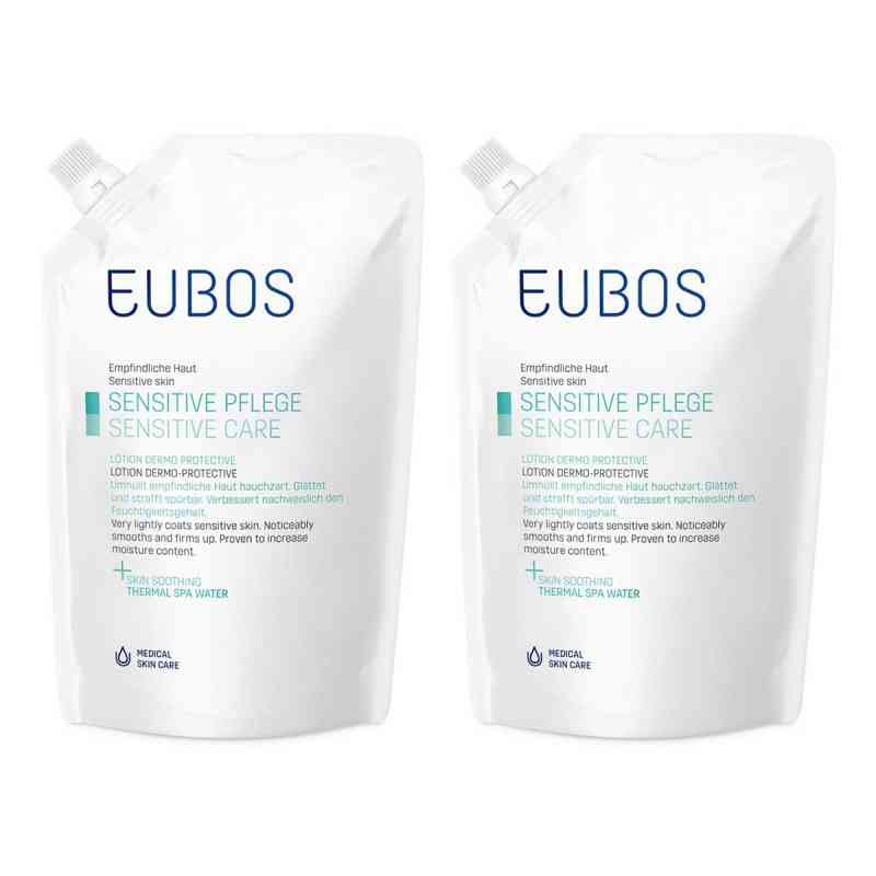 Eubos Sensitive Lotion Dermo Protectiv Nachfüllpackung 2x400 ml von Dr. Hobein (Nachf.) GmbH PZN 08103054