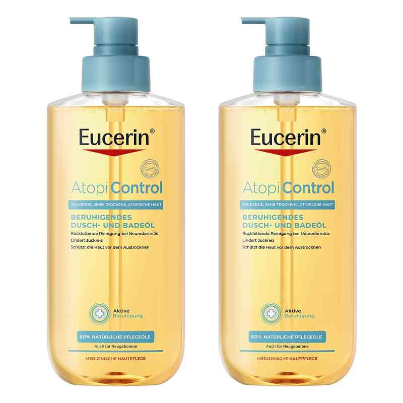 Eucerin® Atopi Control – Dusch-und Badeöl 2x400 ml von Beiersdorf AG Eucerin PZN 08102735