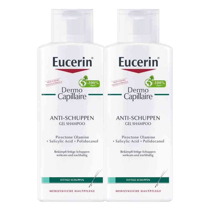 Eucerin Dermocapillaire Anti-Schuppen Gel Shampoo Doppelpack 2X250 ml von Beiersdorf AG Eucerin PZN 19502477