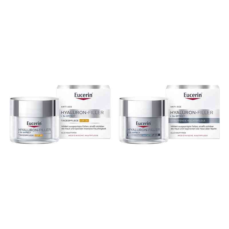 Eucerin Hyaluron-filler + 3x Effect Tages- und Nachtpflege 1 Set von  PZN 08108750