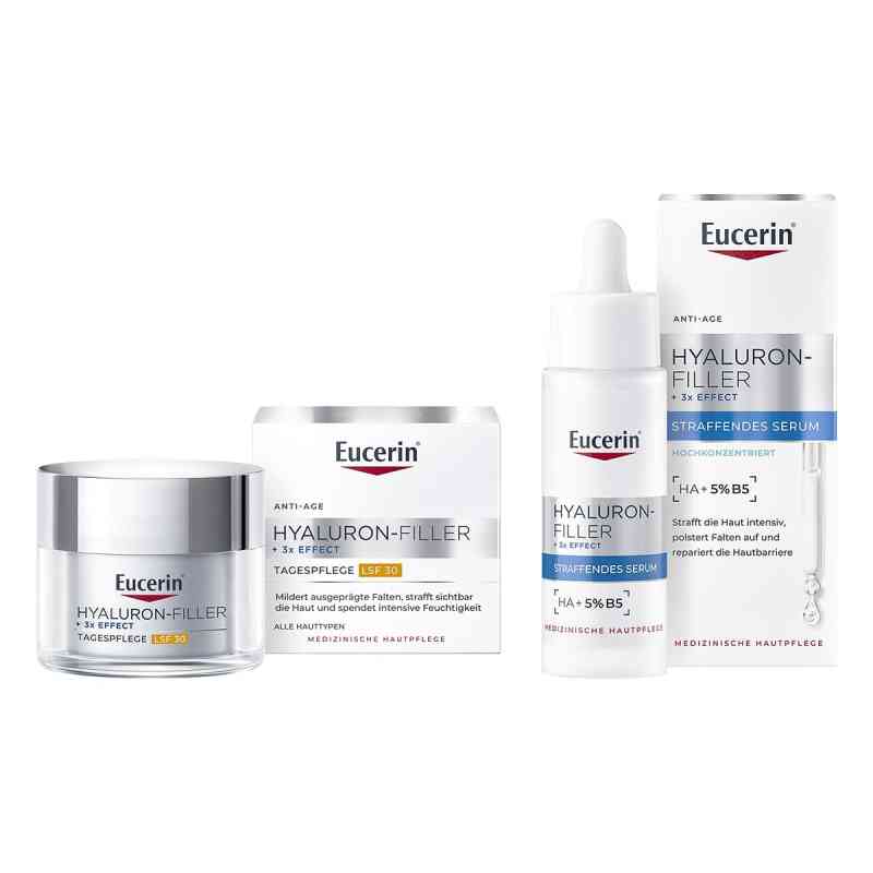 Eucerin Hyaluron-filler + 3x Effect Tagespflege & Straff. Serum 1 Set von  PZN 08108751