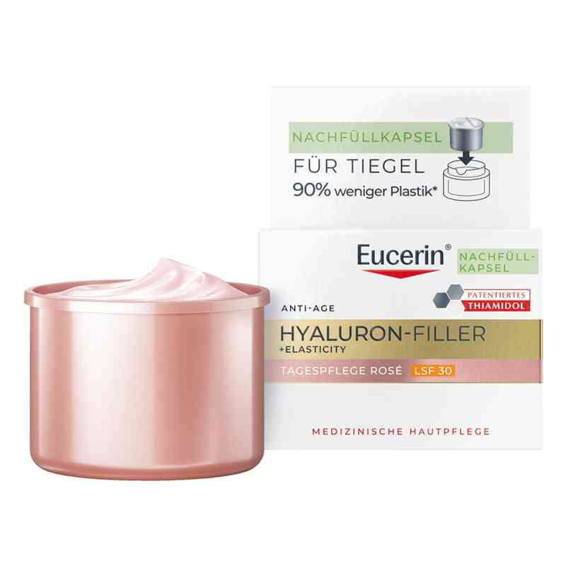 Eucerin Hyaluron-Filler + Elasticity Rosé Tag LSF 30 Refill 50 ml von Beiersdorf AG Eucerin PZN 19708434