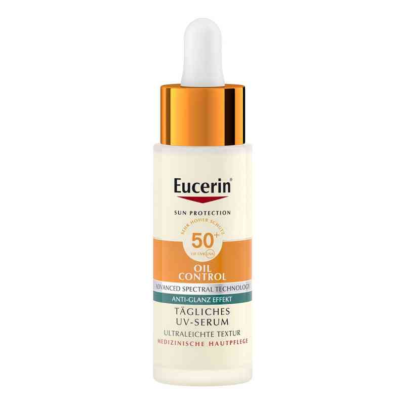 Eucerin Oil Control Face Sun Tägliches UV-Serum LSF 50+ 30 ml von Beiersdorf AG Eucerin PZN 20091068