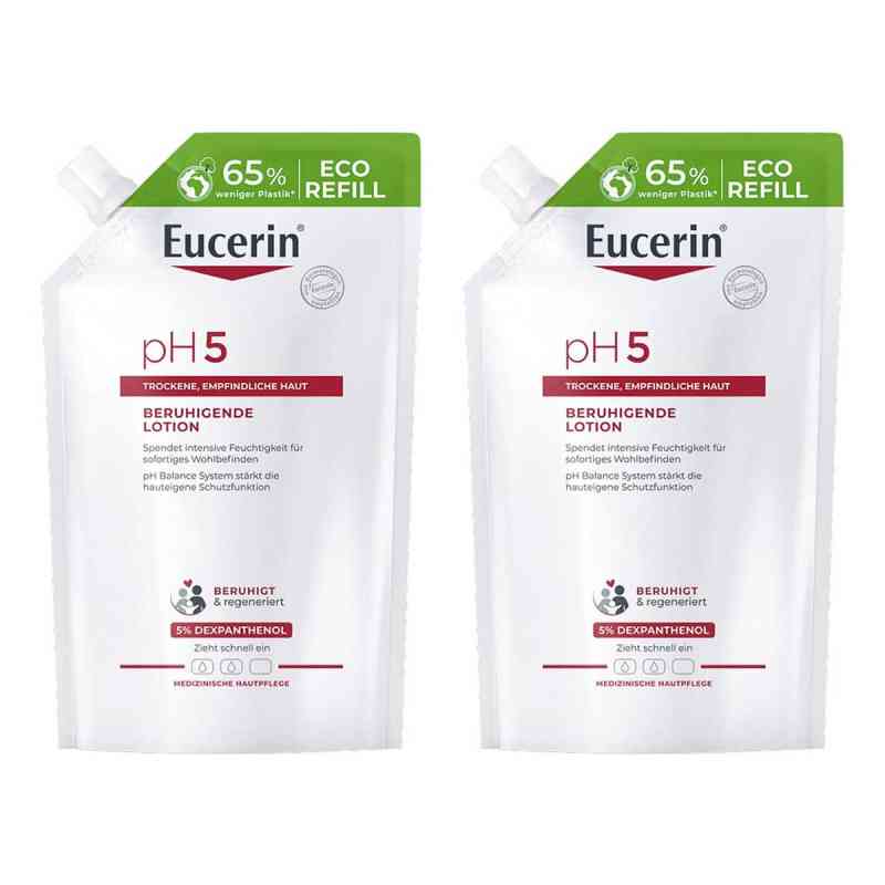 Eucerin pH5 Lotion Nachfüll empfindliche Haut 2x400 ml von Beiersdorf AG Eucerin PZN 08104756
