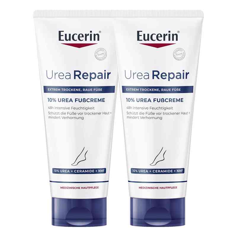 Eucerin UreaRepair 10% Urea Fußcreme Doppelpack 2X100 ml von Beiersdorf AG Eucerin PZN 19491489