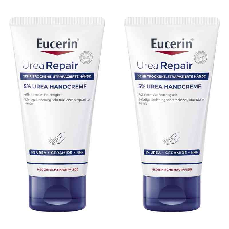 Eucerin UreaRepair 5% Urea Handcreme 2x75 ml von Beiersdorf AG Eucerin PZN 08102733
