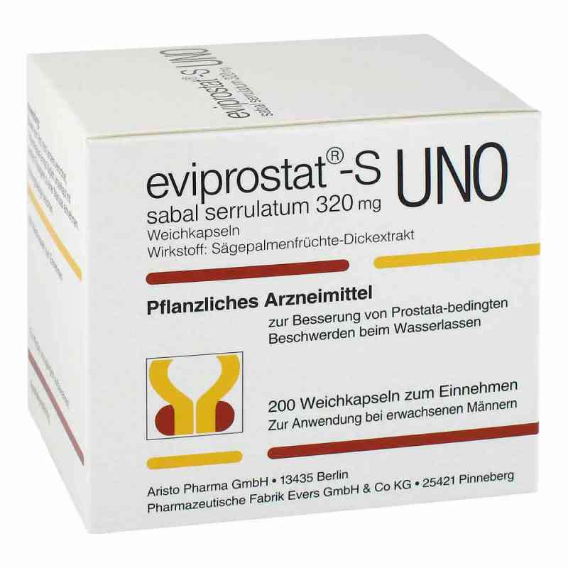 Eviprostat-S Sabal serrulatum 320 Uno 200 stk von Pharmazeutische Fabrik Evers GmbH&Co KG PZN 07278052