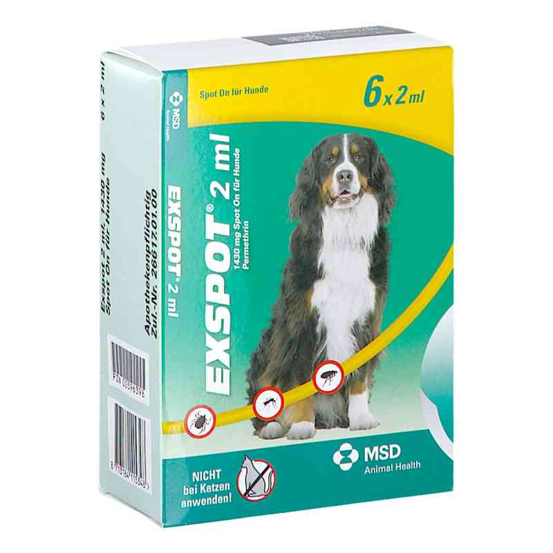 Exspot Lösung für Hunde 6X2 ml von Intervet Deutschland GmbH PZN 00596398
