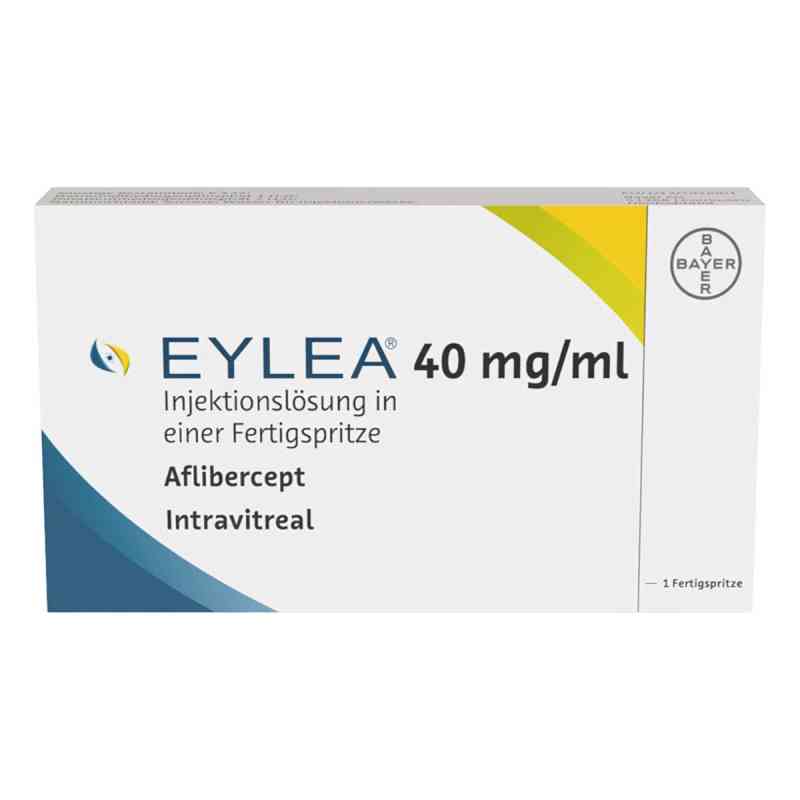 Eylea 40 mg/ml Injektionslösung in einer Fertigspritze 1 stk von Bayer Vital GmbH GB Pharma PZN 15433118